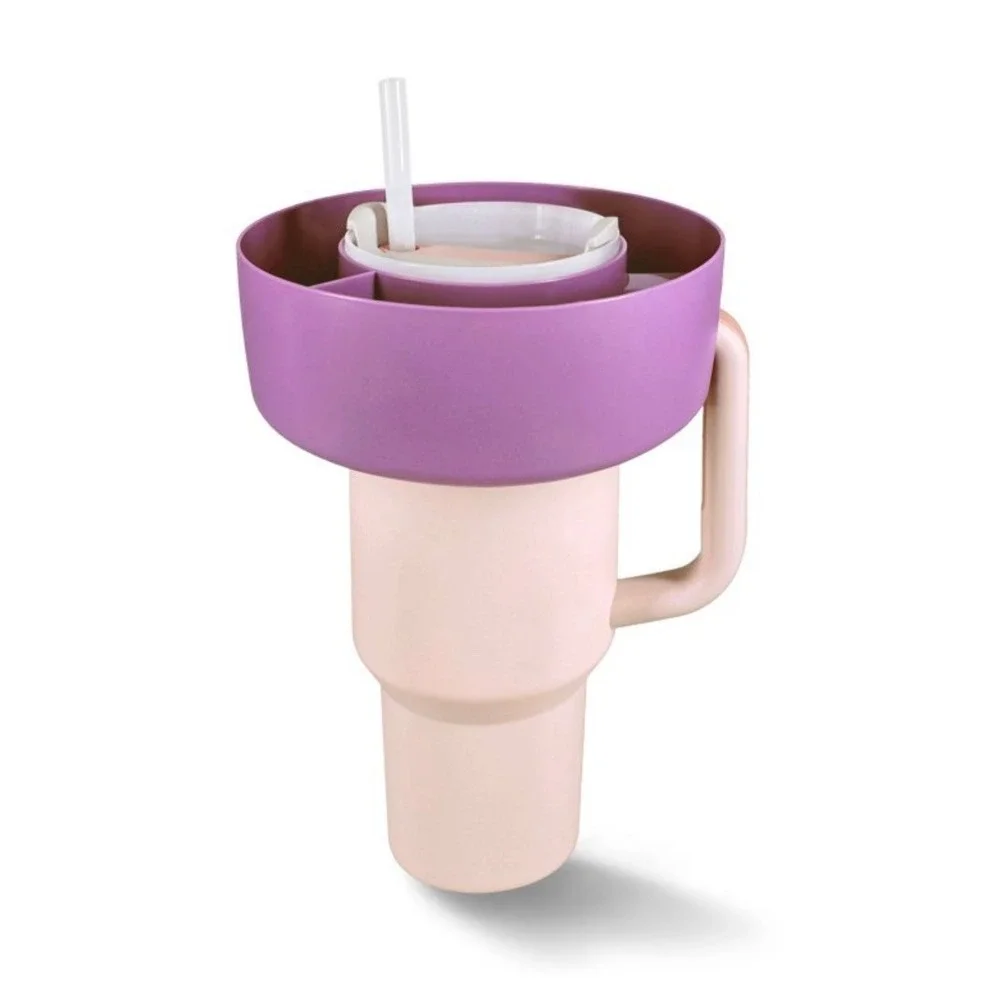 Snack Bowl Attachment Set Of 2 For Stanley‎ Cup 40oz Tumbler Acc's Purple/Blue